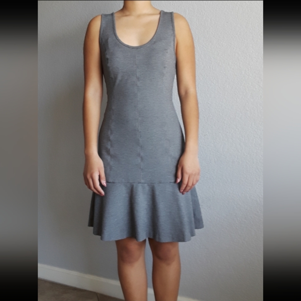 Banana Republic Gray  Sleeveless Sheath Dress